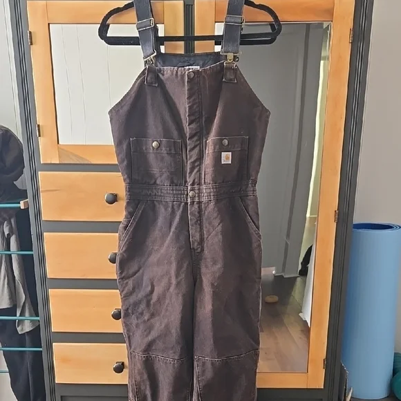 Carhartt Brown Overalls - Picture 1 of 3